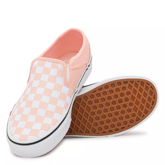 Vans Women's Asher Checkerboard Slip-On Sneaker | The Shoe Company