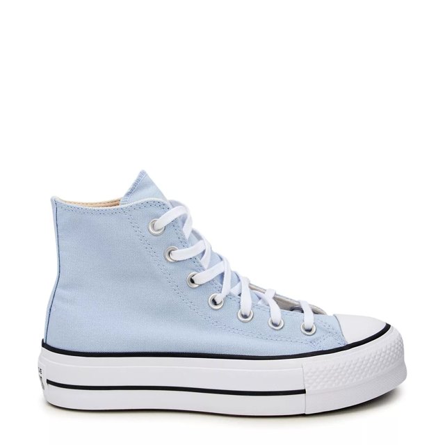 Converse Women s Chuck Taylor All Star Hi Lift Platform Sneaker in Cloudy Daze Black Size 10 Medium