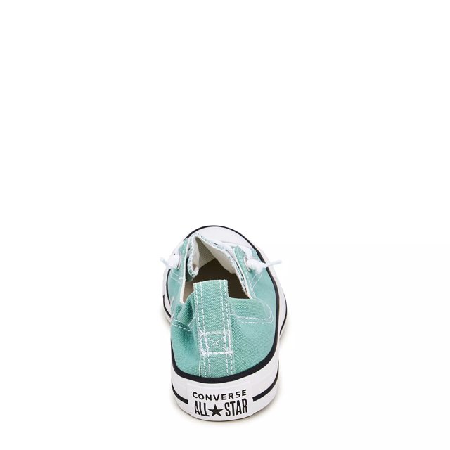 Green converse slip ons sales