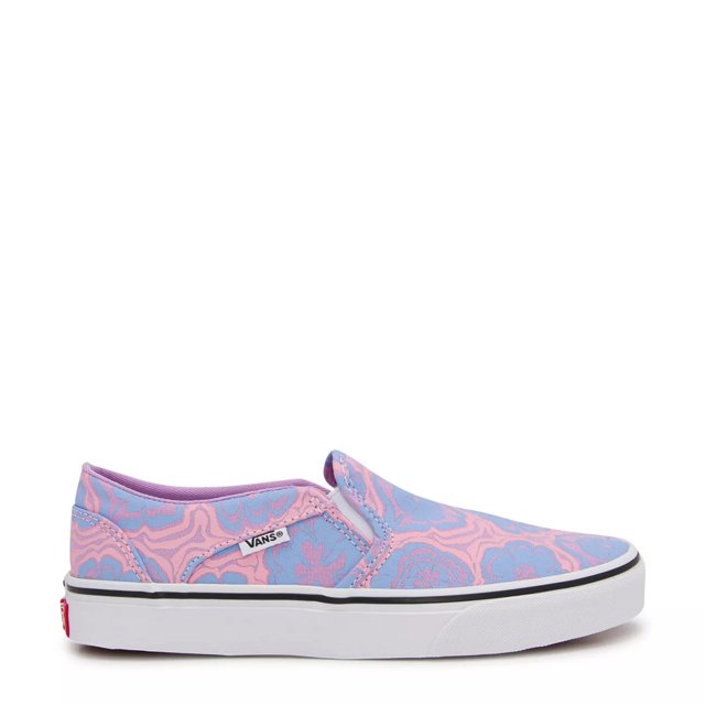 Floral best sale pink vans