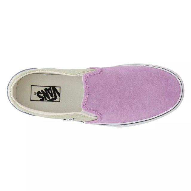 Vans Women s Asher Platform Colourblock Slip On Sneaker The Shoe