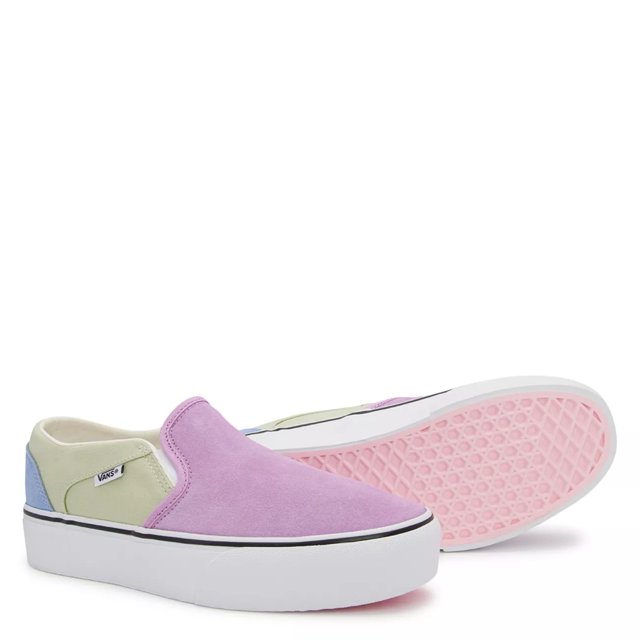 vans asher laser slip on