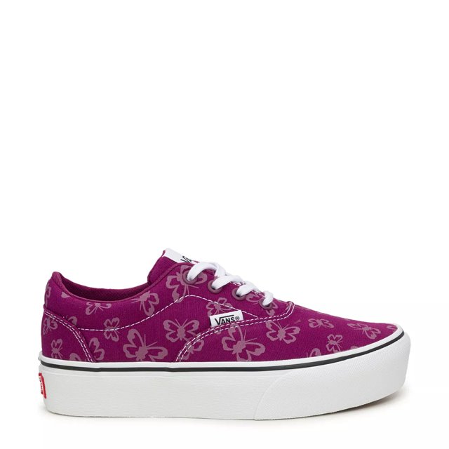 Platform on sale red vans