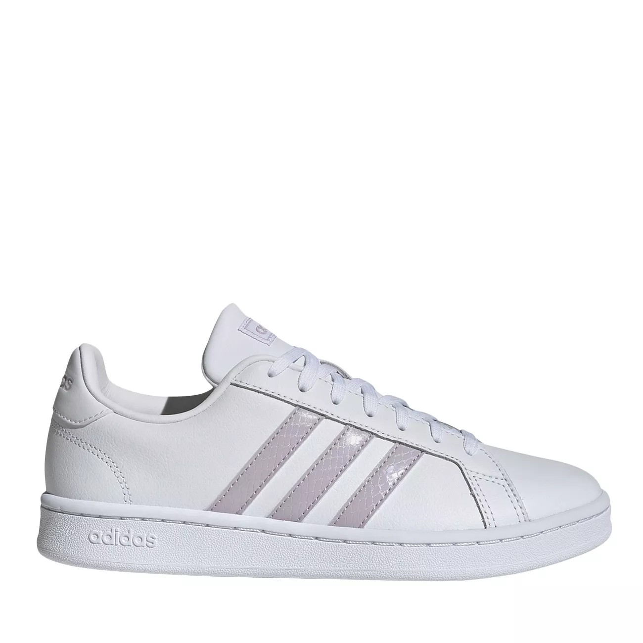 adidas grand court raw white