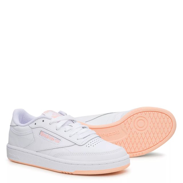 Reebok Women's Classics Club C 85 Shoes in Chalk/Chalk/Porcelain