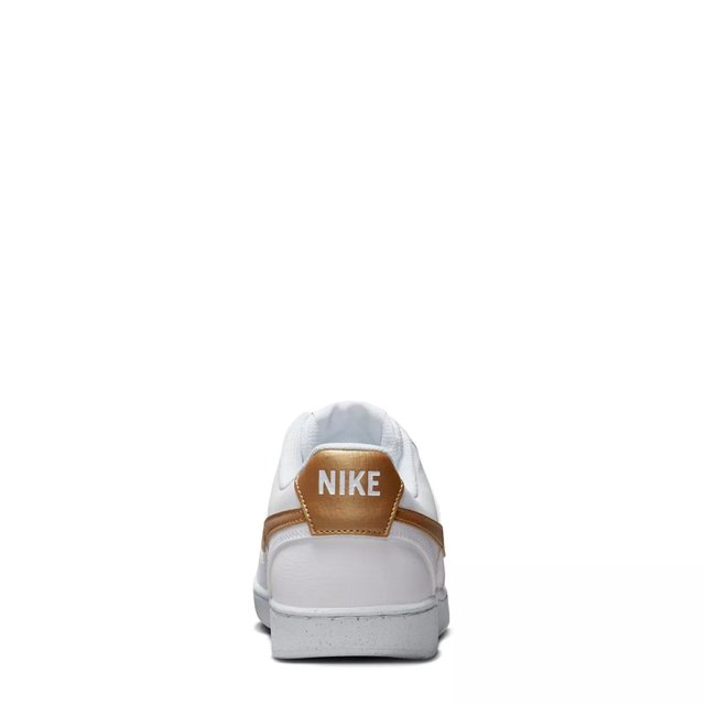 Nike Women s Court Vision Low Next Nature Gold Leather Size 7