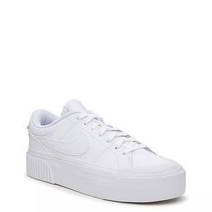 Yanzhenglip Women's White Tennis Shoes Lace up White