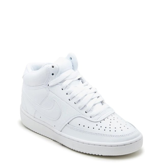 Nike Court Vision Mid Triple White Fashion Shoes