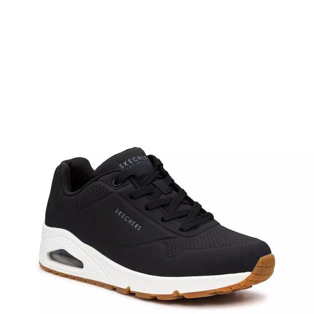 Black Womens Uno Sneaker, Skechers