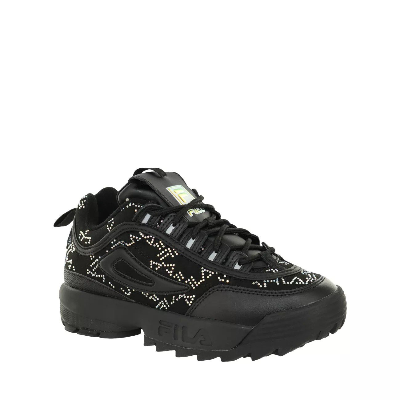 black disruptor 2 wedge sneakers