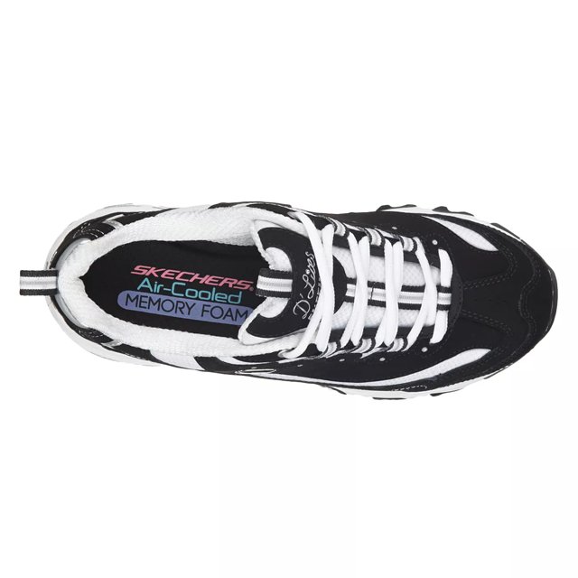 Skechers Women's Sport D'Lites Life Saver Lace-up Athletic Sneaker, Wide  Width Available