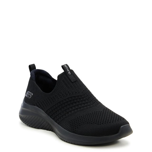 Skechers Women s Ultra Flex 3.0 Wide Classy Charm Sneaker in Black Size 7.5