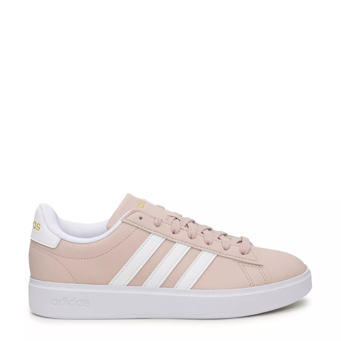 Adidas grand court store women's rose gold