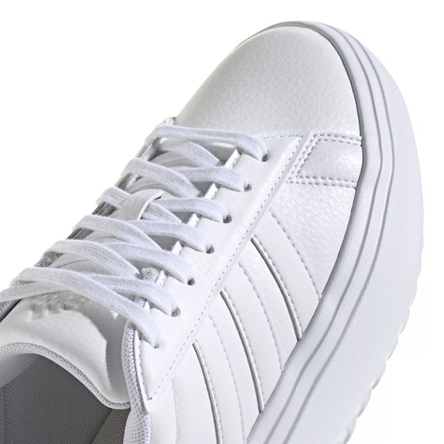 Grand court leather platform sneaker discount