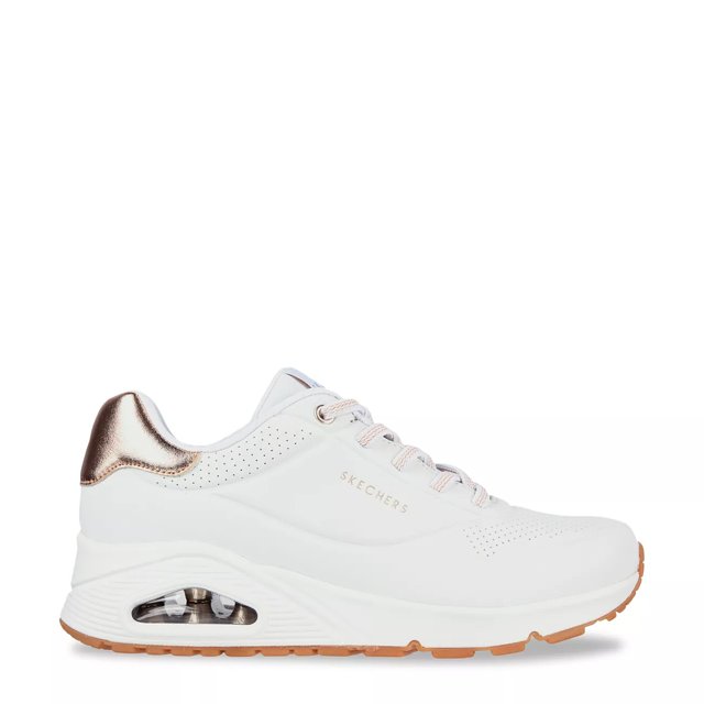 ◆SKECHERS◆ women uno wide SL0WCCFX052 Skechers Women's Uno Shimmer Away Wide Sneaker | The Shoe Co.