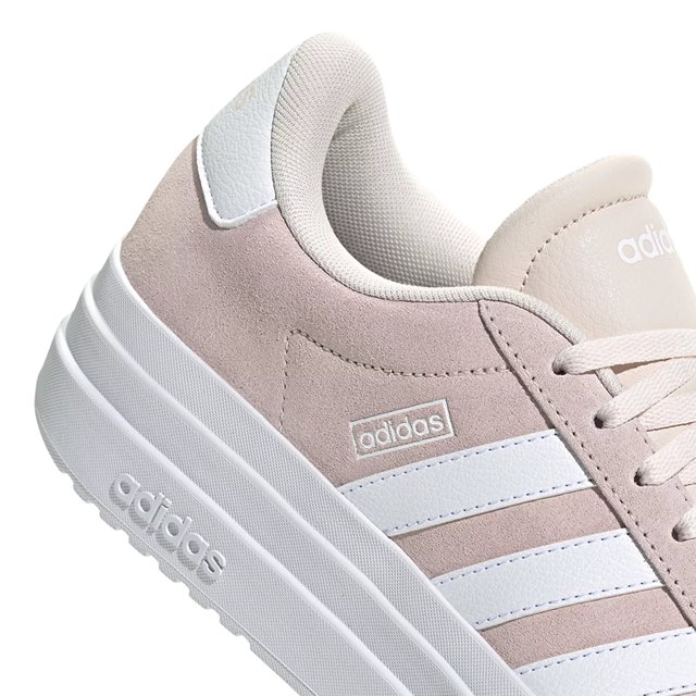 Adidas Women s VL Court Bold Lace Up Sneaker