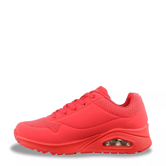 Orange Womens Uno Sneaker, Skechers