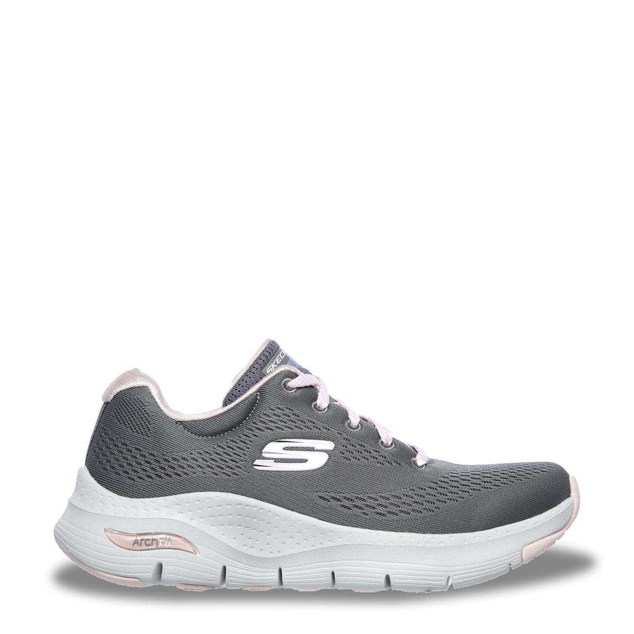 Skechers Women's Arch FIT - Sunny Outlook Shoe, Gray Knit Mesh/Pink Trim, 5  Medium US : : Clothing, Shoes & Accessories