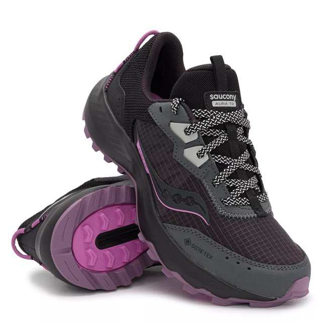 Saucony Women s Aura Gortex Trail Running Shoe The Shoe Company
