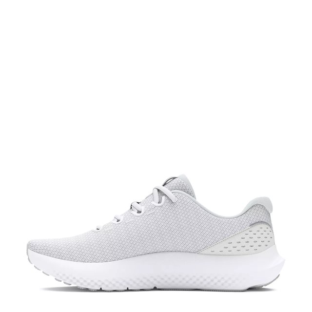Grey under armour shoes womens best sale