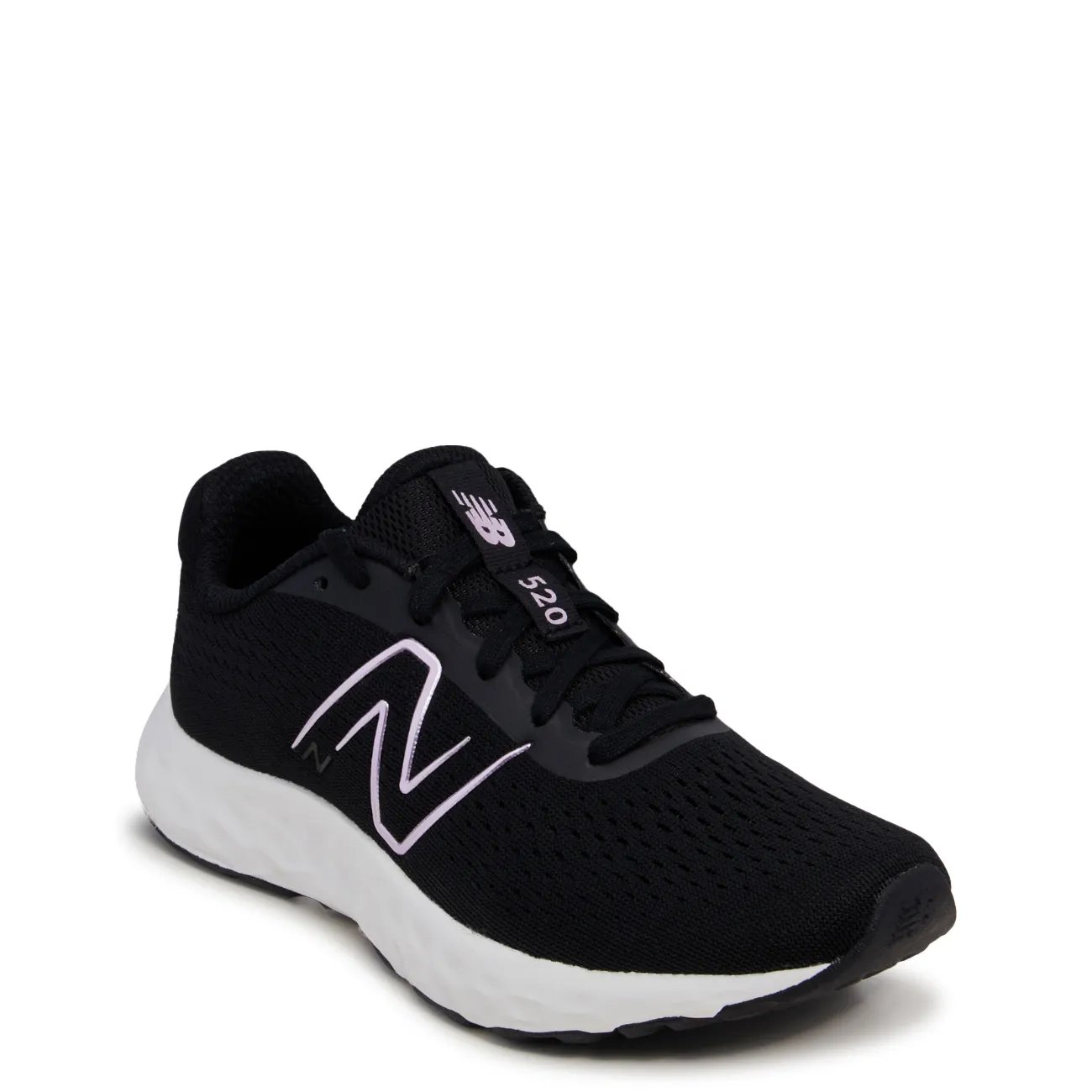 New Balance Women s 520 Running Shoe in Black Pink Metallic Pink White Size 7 Medium