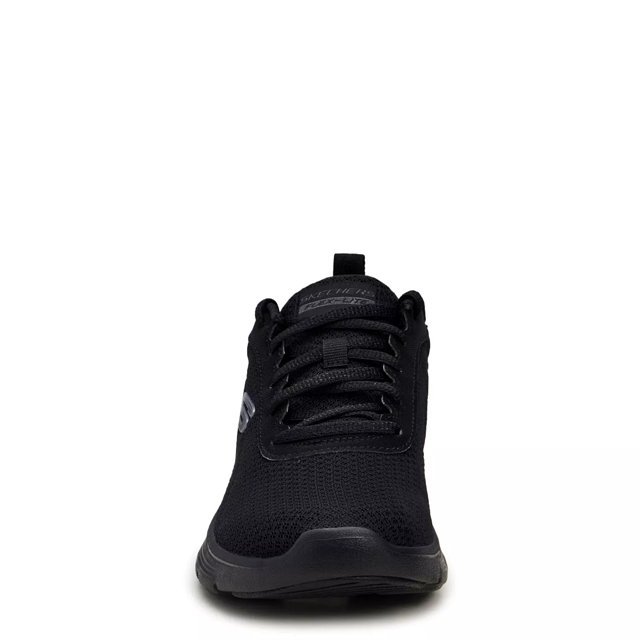 Black skechers flex appeal hot sale