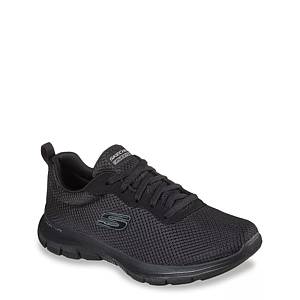 Black hot sale skechers womens