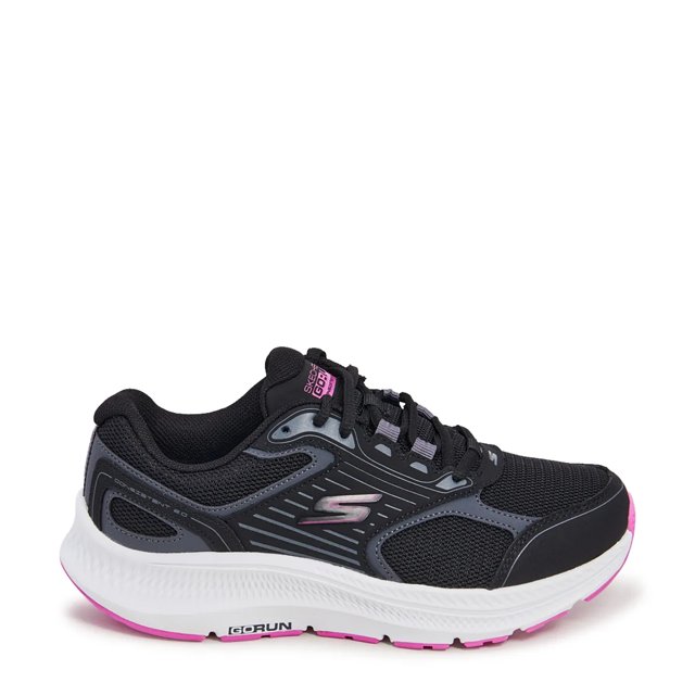 Skechers Women s Go Run Consistent 2.0 Advantage Wide Width Running Shoe Black 8.5