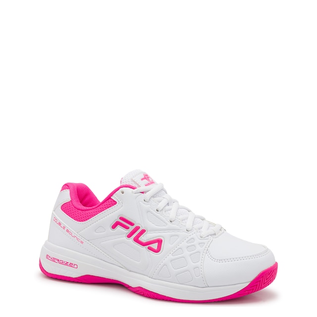  Fila Women's Talon 3 Leather Running Shoe Sneaker,  White/Cotton Candy Pink, 8 M (US)