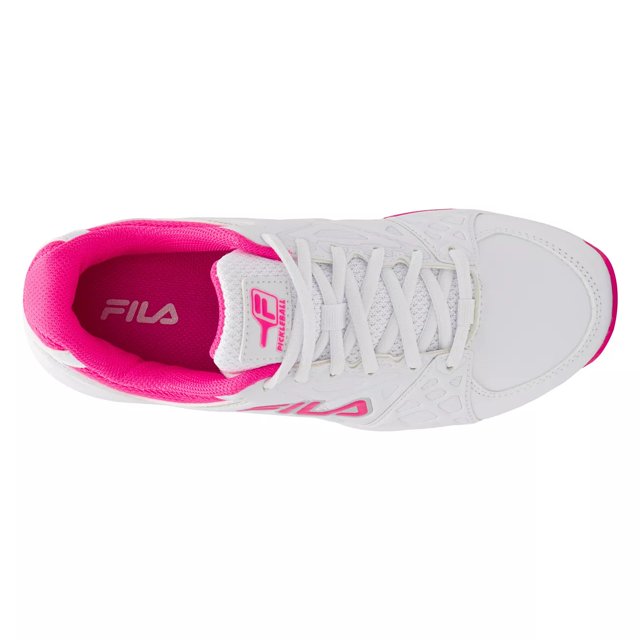  Fila Women's Talon 3 Leather Running Shoe Sneaker,  White/Cotton Candy Pink, 8 M (US)