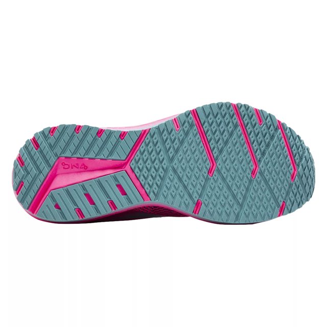 Brooks Women s Revel 7 Running Shoe in Knockout Pink Black Aqua Size 9 Medium