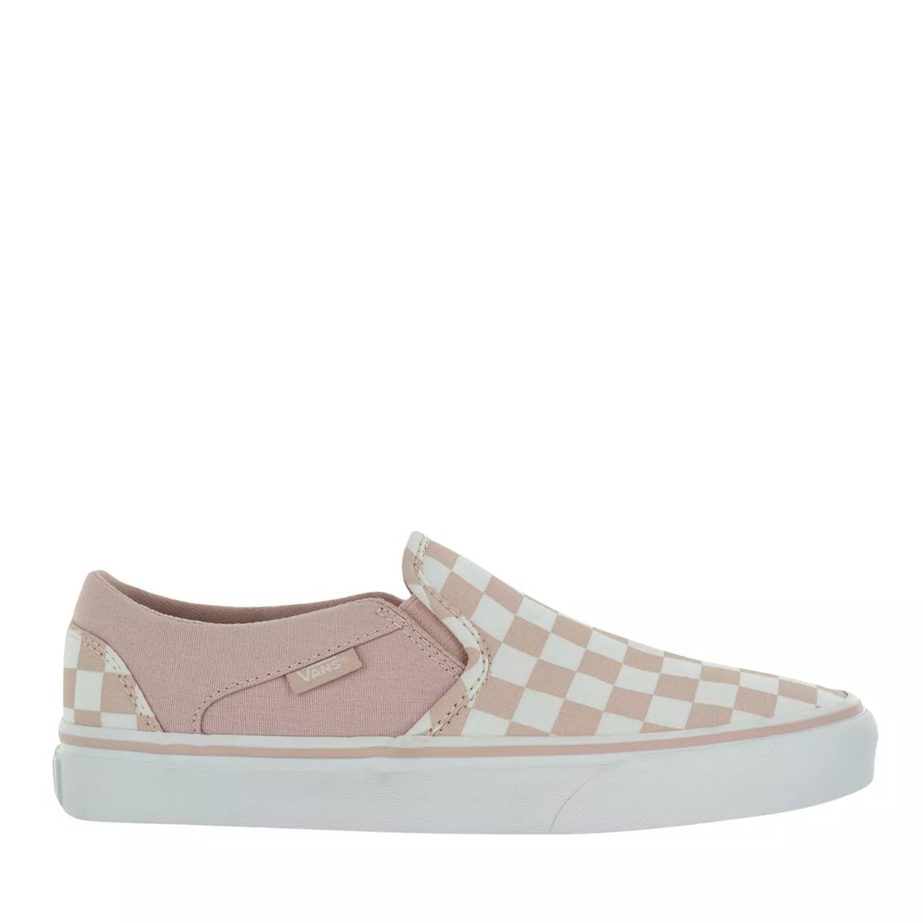 sepia rose checkered vans