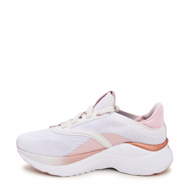 PUMA SOFTRIDE Mayve Running Shoes Women s Feather Gray Mauve Mist Rose Gold Size 7.5