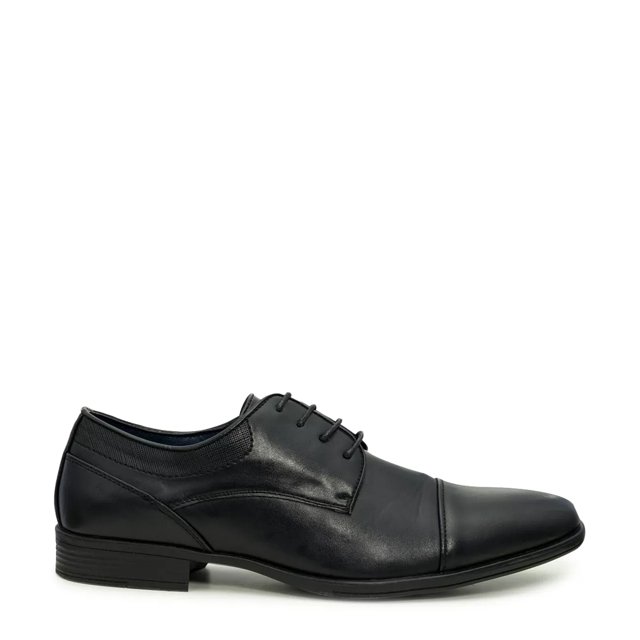 PLOT Black Leather Men's Dress Shoes  Men's Designer Dress Shoes – Steve  Madden Canada