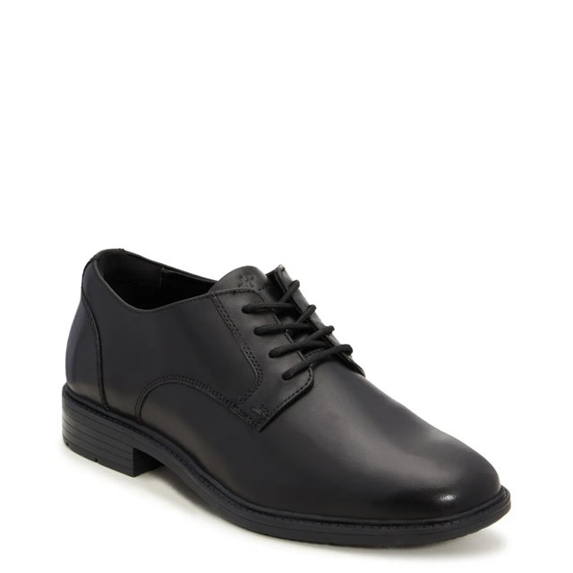 Hush Puppies Men s Finn Wide Width Oxford in Black Size 12