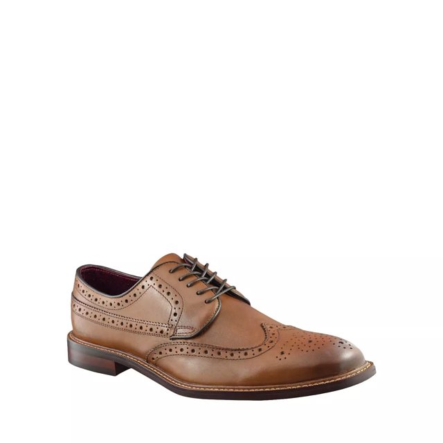 aston grey wingtip shoes