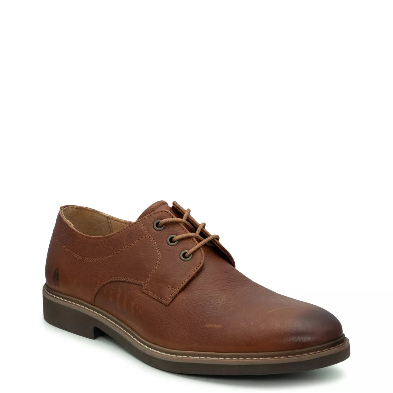 Hush Puppies Men s Detroit Pt Oxford in Cognac Leather 13