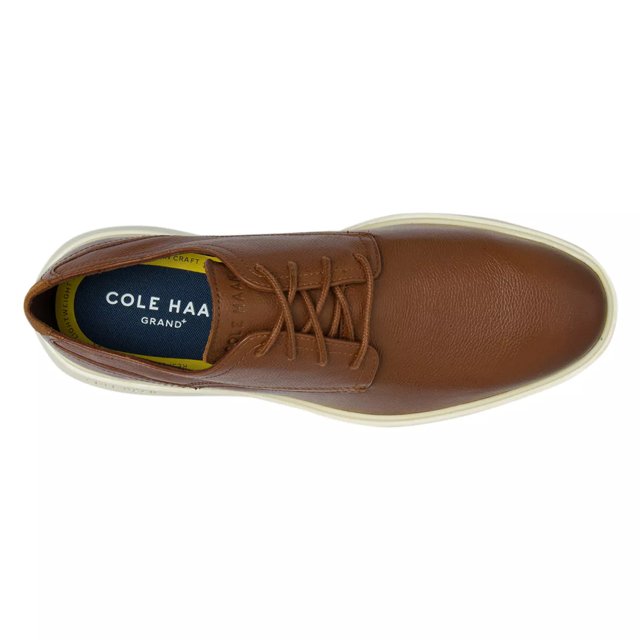 Cole Haan Men's Grand+ Plain Toe Oxford, British TAN