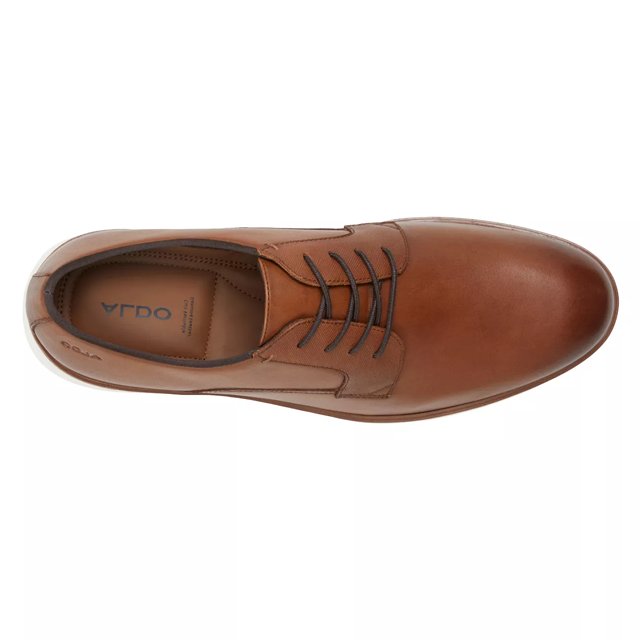 Aldo Men s Red Oxford Shoe in Cognac Size 8 Medium