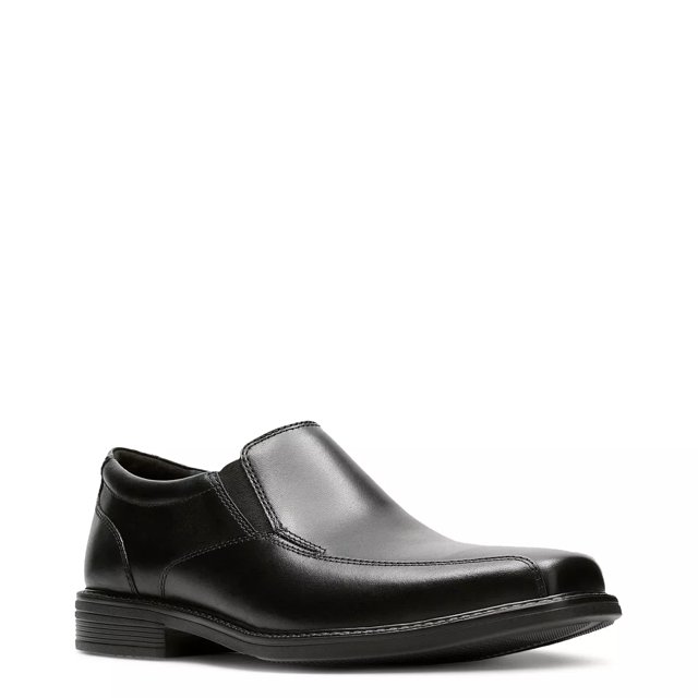 Mens black dress shoes wide width sales