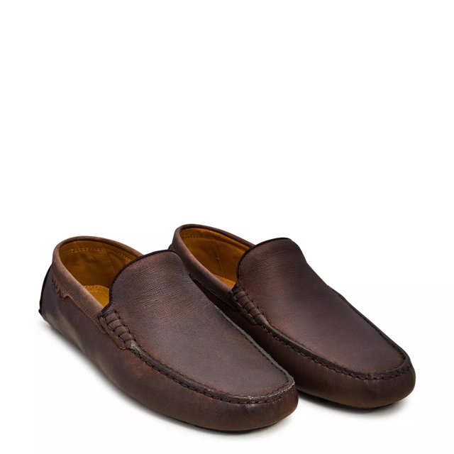 Vince Camuto Men s Eastmon Driving Loafer in Brown Leather Size 11 Medium
