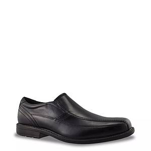 Black and best sale silver mens loafers