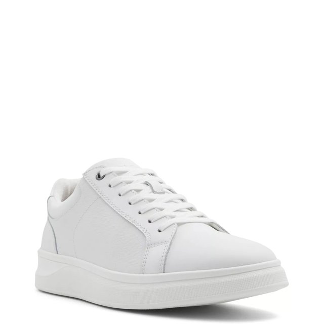 Aldo Men s Darren Sneaker in White Leather Size 9 Medium