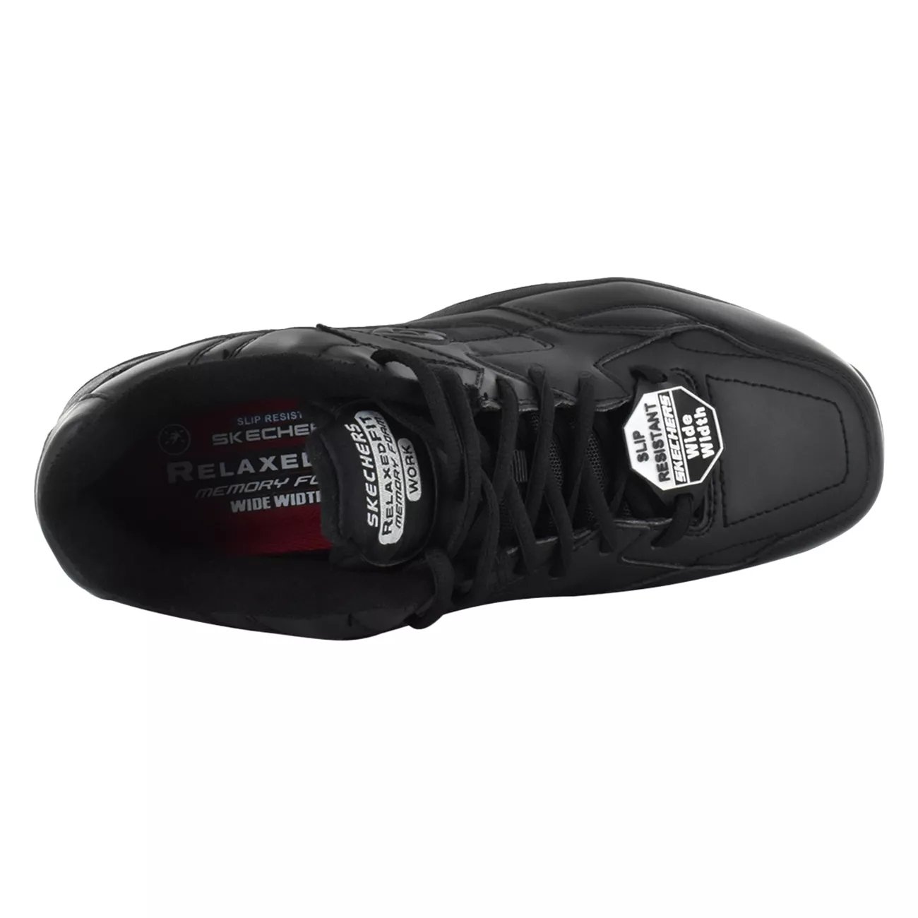 skechers non slip black