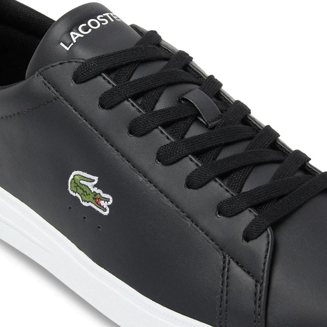 LACOSTE　DH01_23F　ブラック　サイズ5 Lacoste UK Sizing Men's Base Court Sneaker | The Shoe Co.