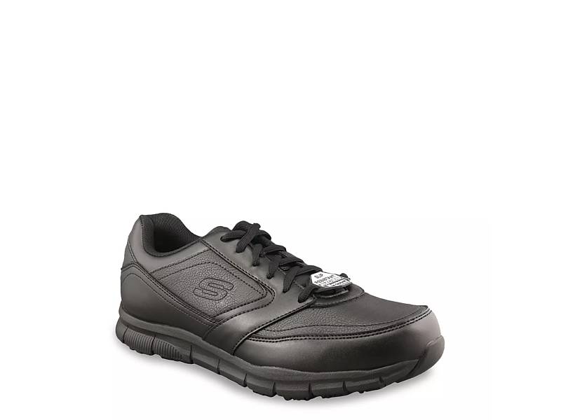 Women's Squad Slip Resistant Sneaker - Black