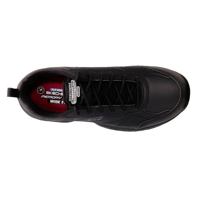 Black skechers wide width hot sale