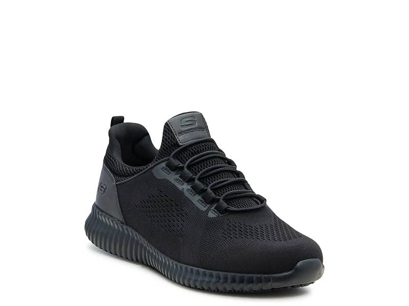 Women's Squad Slip Resistant Sneaker - Black