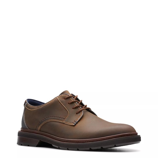 Clarks Mens Burchill Derby Oxford