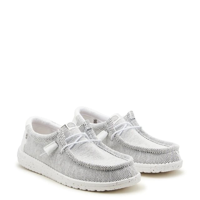 Hey Dude Mens Wally Sox Shoe White